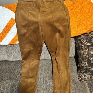 Suede brown beautiful pants